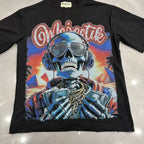 MAJESTIK Skull Headphones Graphic T-Shirt ¡ª front