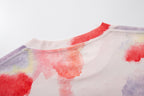 MAJESTIK Watercolor Allover Graphic T-Shirt ¡ª detail
