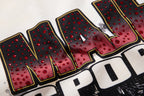 MAJESTIK Cream Distressed Rhinestone Sleeveless T-Shirt ¡ª detail