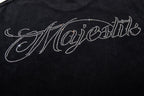 MAJESTIK P71 Rhinestone Graphic T-Shirt ¡ª detail