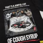 THAT'S A AWFUL LOT OF COUGH SYRUP Photo Graphic Short-Sleeve T-Shirt ¡ª detail