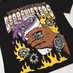 THAT'S A AWFUL LOT OF COUGH SYRUP Black Front & Back Graphic T-Shirt ¡ª detail