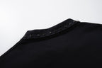 MAJESTIK Retro Diner Zip Polo Shirt ¡ª detail