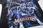 MAJESTIK Wolf Reaper Graphic T-Shirt ¡ª detail