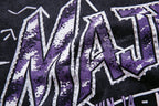 MAJESTIK Washed Rhinestone Graphic T-Shirt ¡ª detail