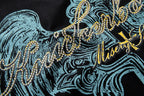 MAJESTIK Alien Skull Wing Graphic T-Shirt ¡ª detail