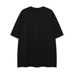 MAJESTIK Distressed Rhinestone Graphic T-Shirt ¡ª back