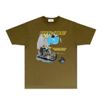Rhude T-shirts Printed Trendy Pure Cotton