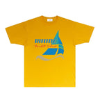 Rhude T-shirts Printed Trendy Pure Cotton