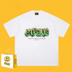 Drew T-shirts Smiley T-shirt Graffiti Printing
