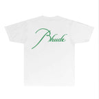 Rhude T-shirts Printed Trendy Pure Cotton