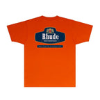 Rhude T-shirts Printed Trendy Pure Cotton