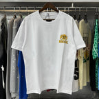 Rhude T-shirts Totem Badge Printing Cotton Casual Short Sleeve Men and Women
