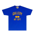 Gallery Dept T Shirt Retro Printed Loose Short-Sleeved Shirt
