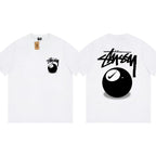 Stussy T-Shirts Loose Casual T-Shirts Same for Men and Women