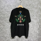 Rhude T-shirts Printed Trendy Pure Cotton