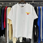Rhude T-shirts World Map Printed Cotton Casual Short Sleeves Men and Women