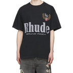 Rhude T-shirt Letter Print Short Sleeve T-shirt