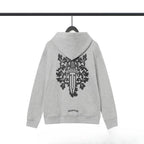 Chrome Heart Hoodie Chrome Heart Sanskrit embroidered hooded sweater sweater