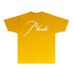Rhude T-shirts Printed Trendy Pure Cotton
