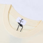 Rhude T-shirts Castle Coconut Windowsill Scenic Cotton Casual Loose Short Sleeve Men and Women