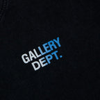 Gallery Dept T-shitrs Retro Washed Distressed Gradient Printing Short Sleeve
