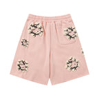 Denim Tears Shorts Yellow floral cotton