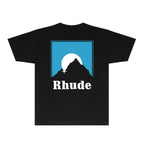 Rhude T-shirts Printed Trendy Pure Cotton