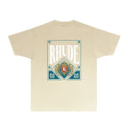 Rhude T-shirts Printed Trendy Pure Cotton