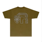 Rhude T-shirts Printed Trendy Pure Cotton
