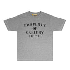 Gallery Dept T Shirt Retro Printed Loose Short-Sleeved Shirt
