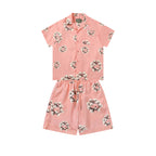Denim Tears T-shirt & Shorts 2 Piece Set Button cardigan woven