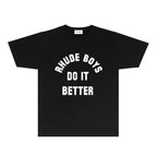Rhude T-shirts Printed Trendy Pure Cotton