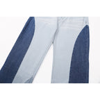 Gallery Dept Jeans Splicing Contrast Color Casual Denim Trousers