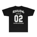Rhude T-shirts Printed Trendy Pure Cotton