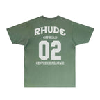 Rhude T-shirts Printed Trendy Pure Cotton
