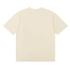 Rhude T-shirts LAGO DI COMO Printed Cotton Casual Short Sleeve Men and Women