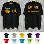 Gallery Dept T Shirt Retro Printed Loose Short-Sleeved Shirt