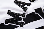 MAJESTIK XX Sports Graphic Zip Polo Shirt ¡ª detail
